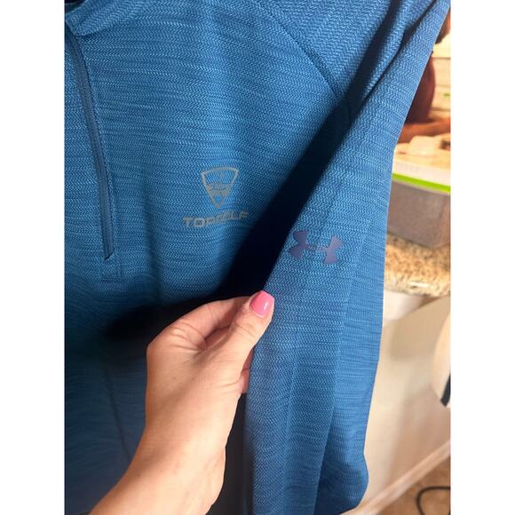 Under Armour TOP GOLF Men's UA Tech™ ½ Zip Long Sleeve LG 💸BOGO🎉 - Picture 5 of 6